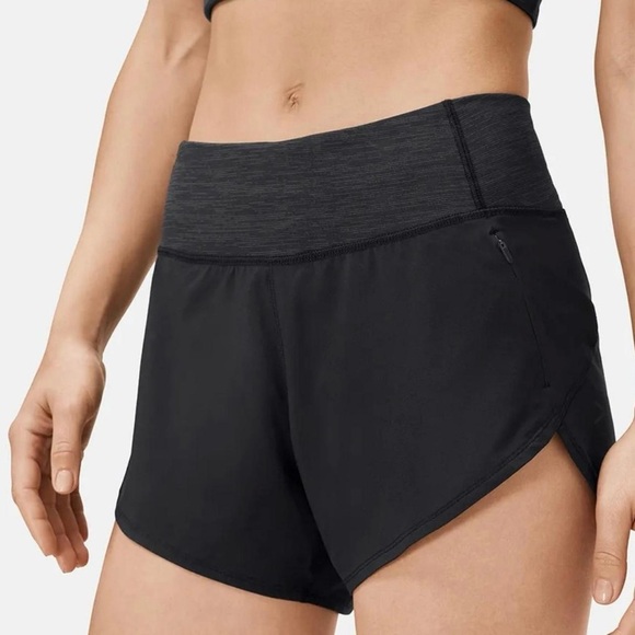 Outdoor Voice Pants - Outdoor Voices Running Shorts Black Built-In Liner Women's Large